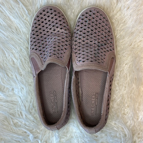 Skechers Double Up Diamond Girl Slip On - Picture 4 of 4